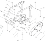 Bedplate & Front Cover <br />(Hatz)